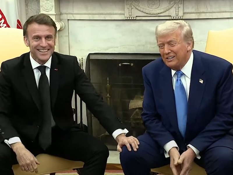 Макрон: Изразявам на Доналд Тръмп цялата си подкрепа