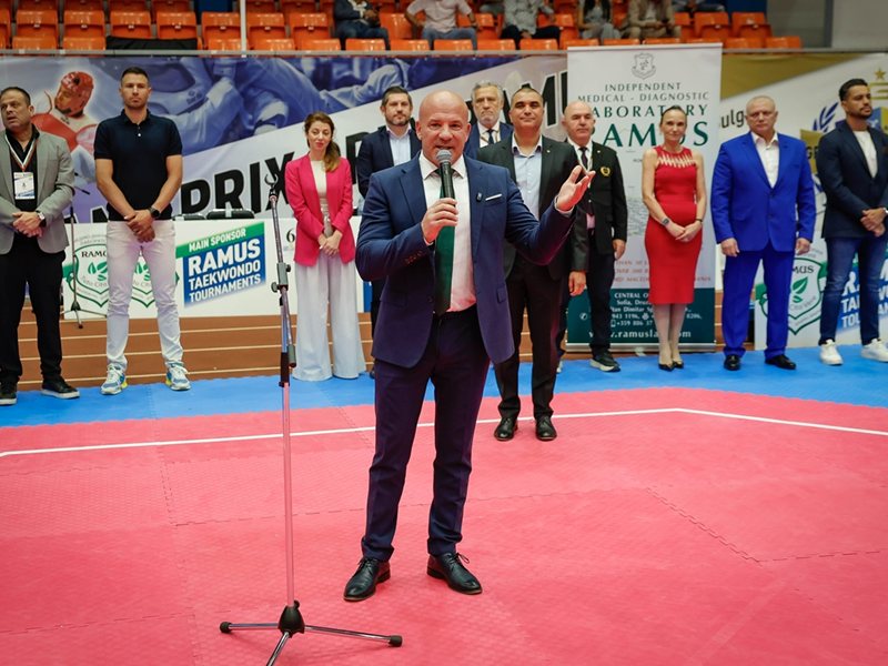 Министър Енчо Керязов: Домакинството на European Grand Prix Open Ramus E6 е признание за авторитета на българското таекуондо